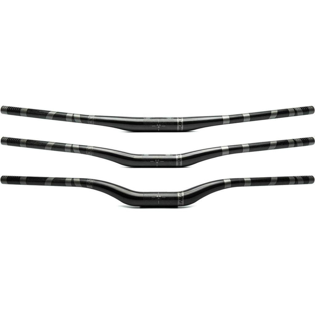 Black 31.8mm 800mm x 25mm Carbon Riser Handlebars T7553
