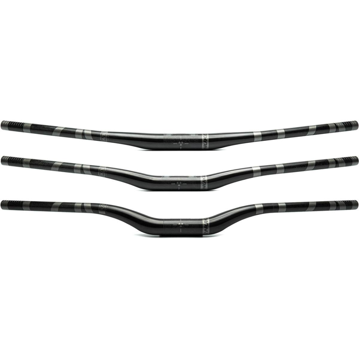Black 31.8mm 800mm x 25mm Carbon Riser Handlebars T7553