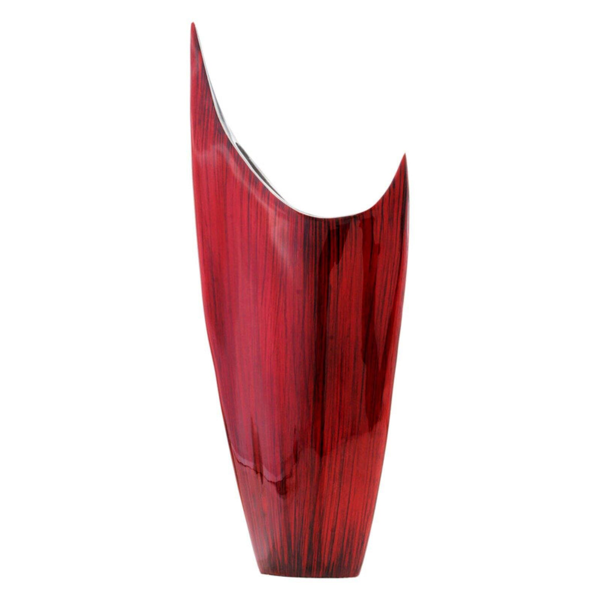 Red Pointed Glaze Vase T252682