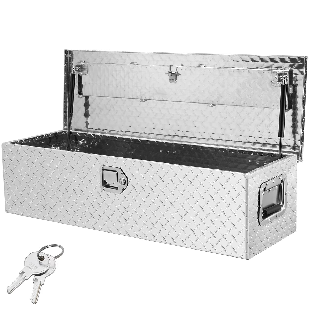 Heavy Duty Aluminum Bar Tread Truck Tool Box K3587