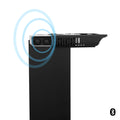 48 Island Mount Range Hood Black Stainless Steel with Built-in Speakers J55097