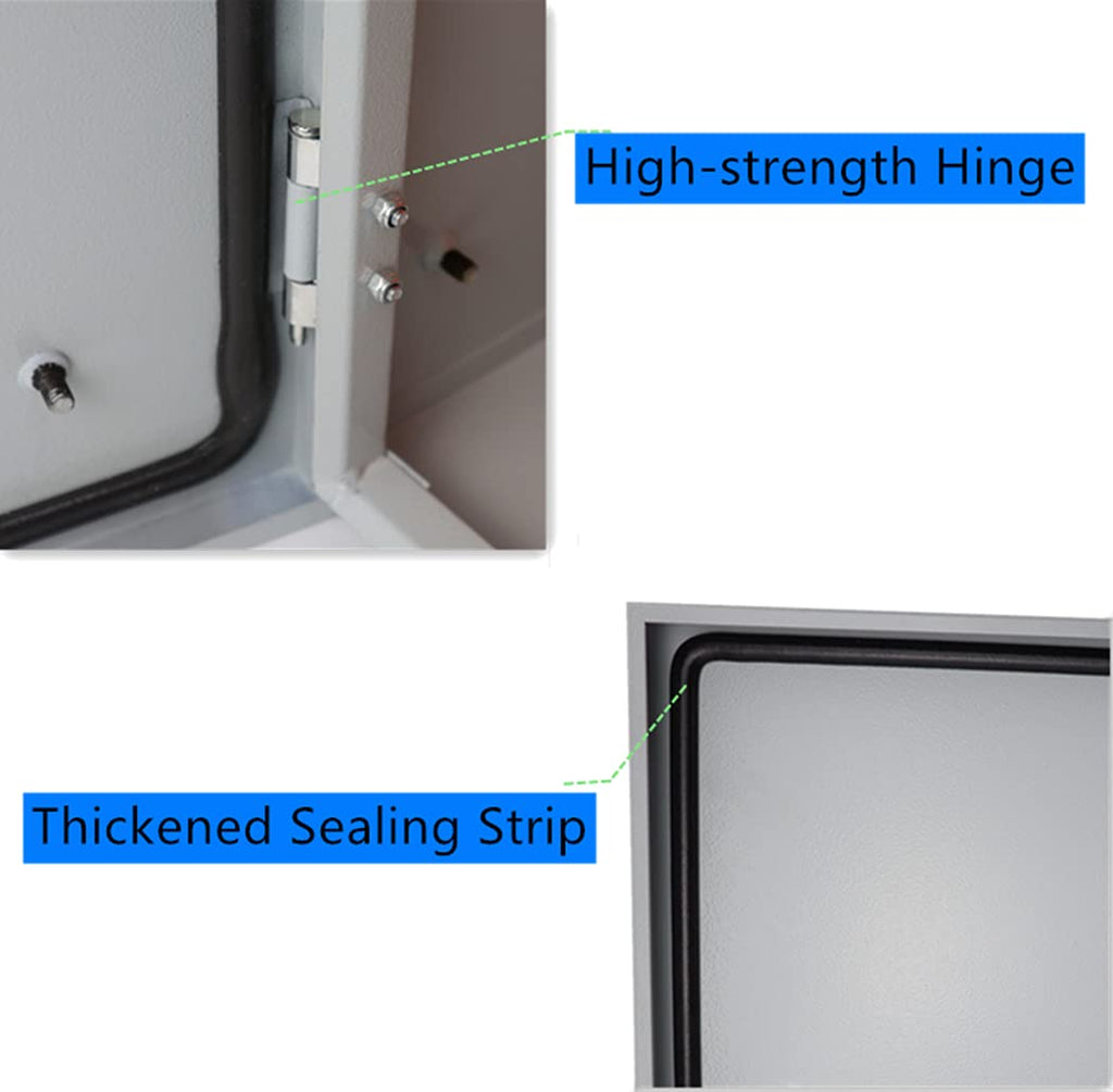 16'' x 16'' x 8'' Cold Rolled Steel Electrical Enclosure Box V822352