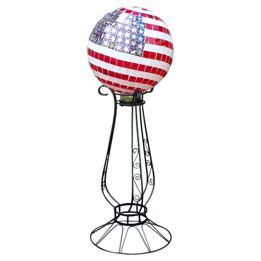 Americana Mosaic Gazing Globe X34035