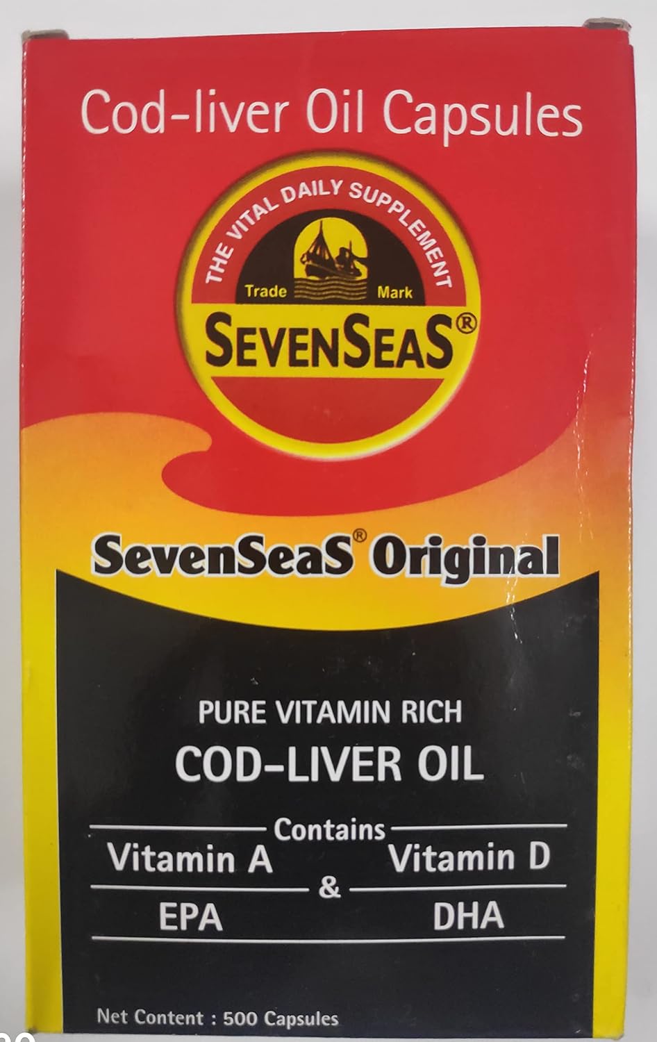 Cod Liver Fish Oil 500 Capsules X78995