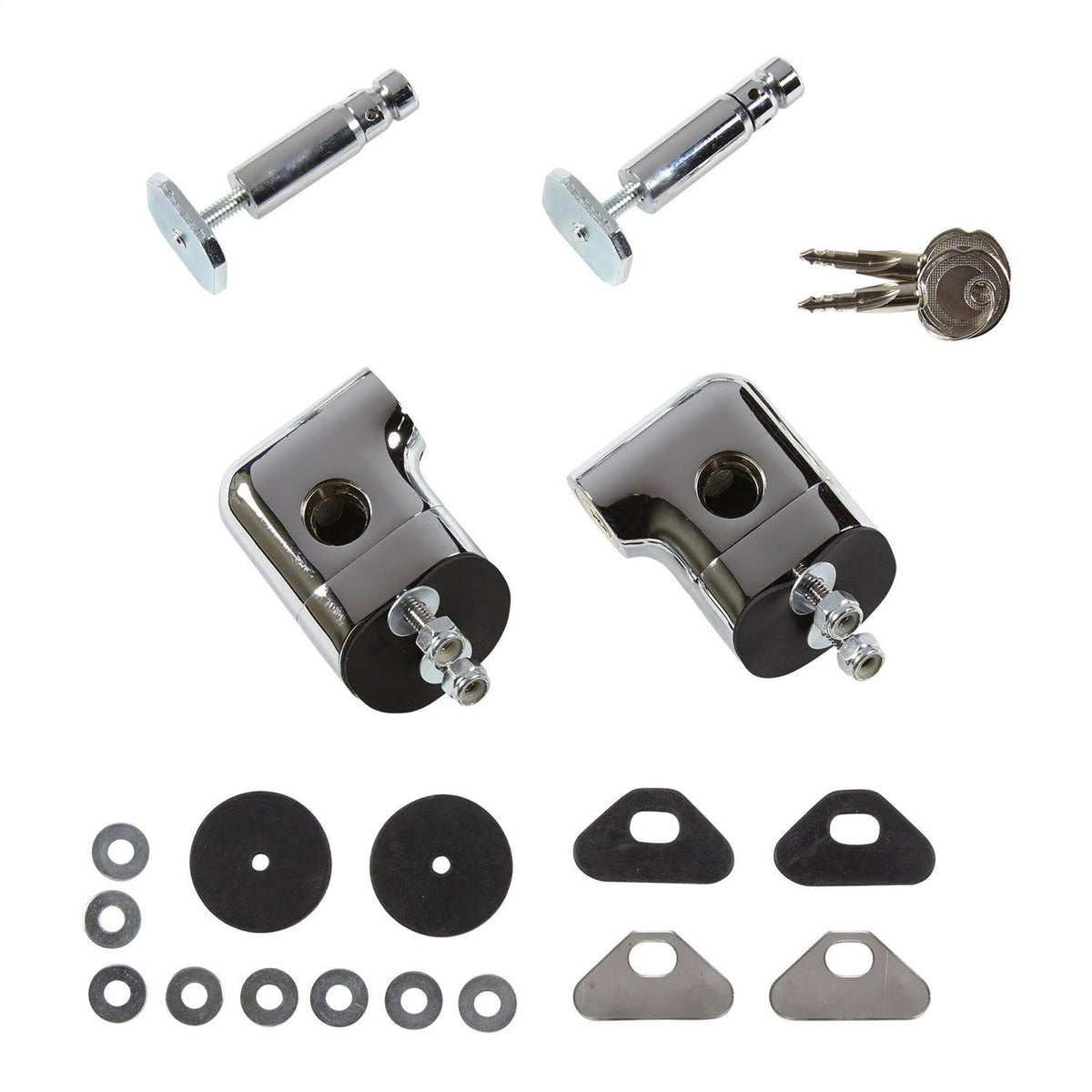 Locking Hood Catch Kit, Chrome Z7388