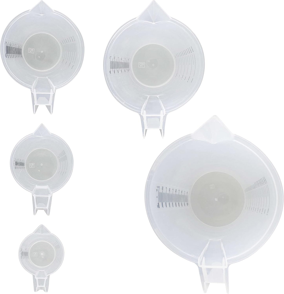 5 Piece Set of Graduated Plastic Mixing Pitchers L631569