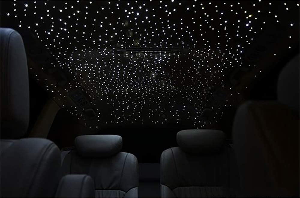 16W Fibre Optic Star Ceiling Light Kit RGBW Sound Sensor with Remote and Fiber Cable 550pcs 0.75mm 13.1ft/4m H72766
