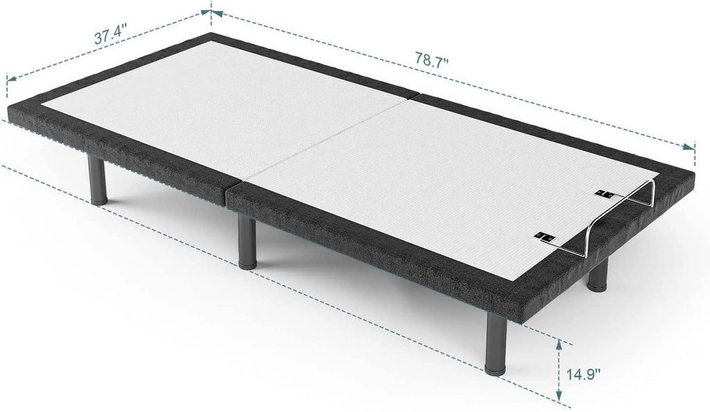 Twin Adjustable Bed Frame with Head and Foot Incline R9692