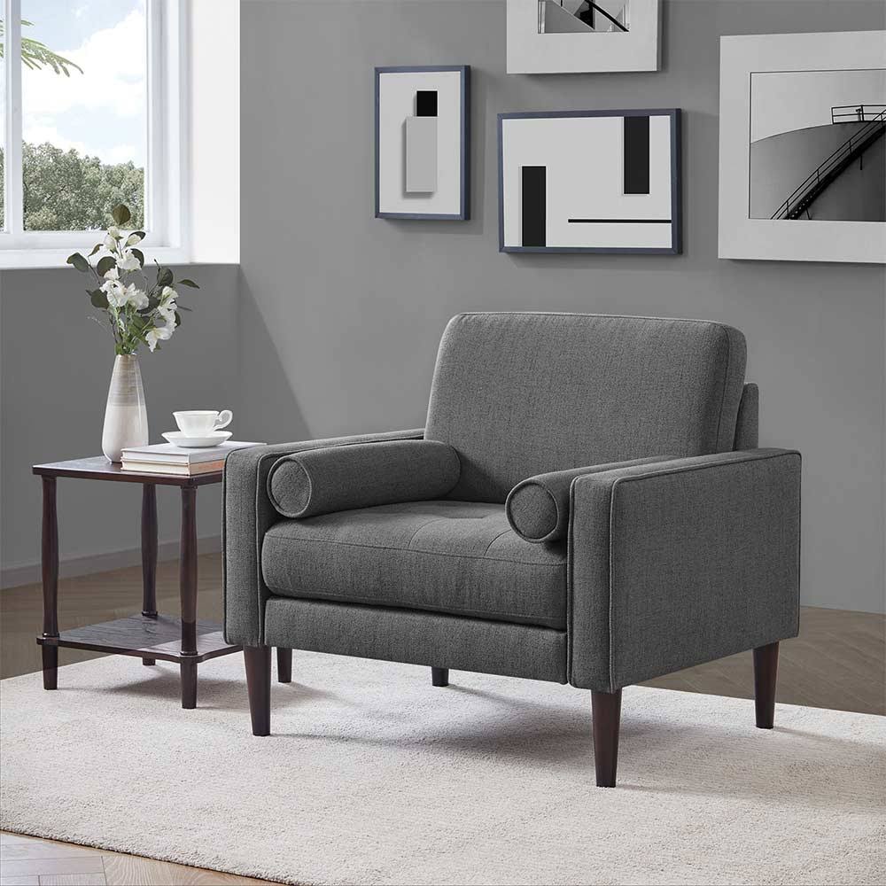 Navy Blue Wingback Chair D1983