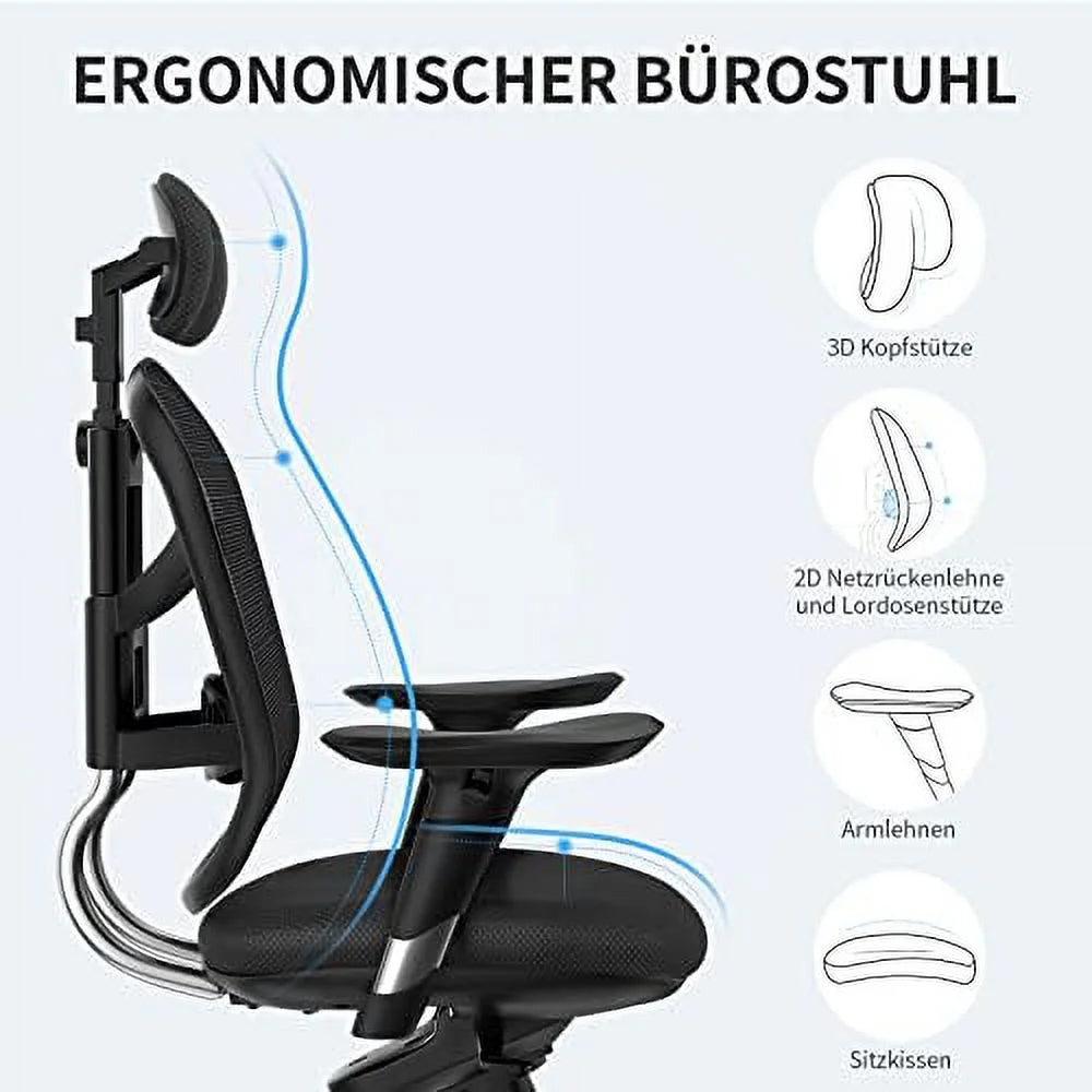 Ergonomic Mesh Office Chair with Lumbar Support R4041