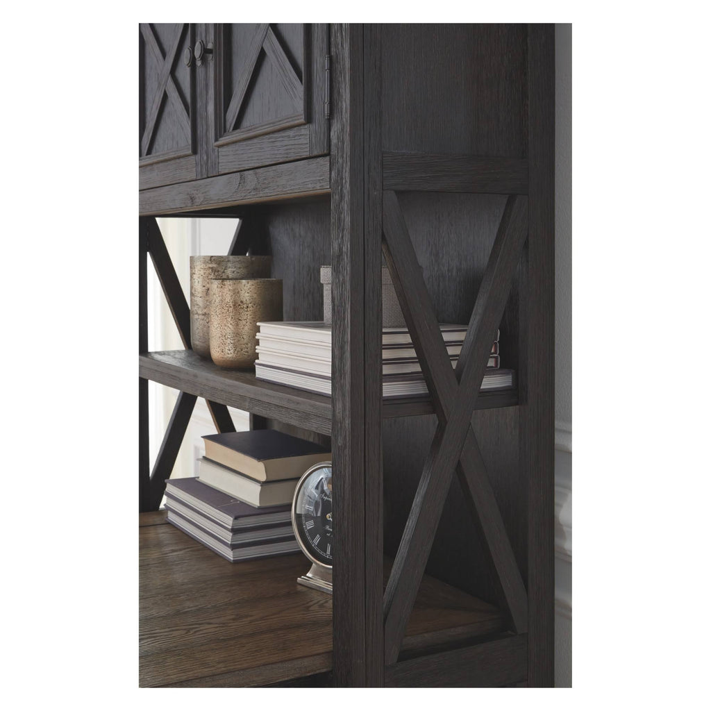 Black Large Bookcase C1434