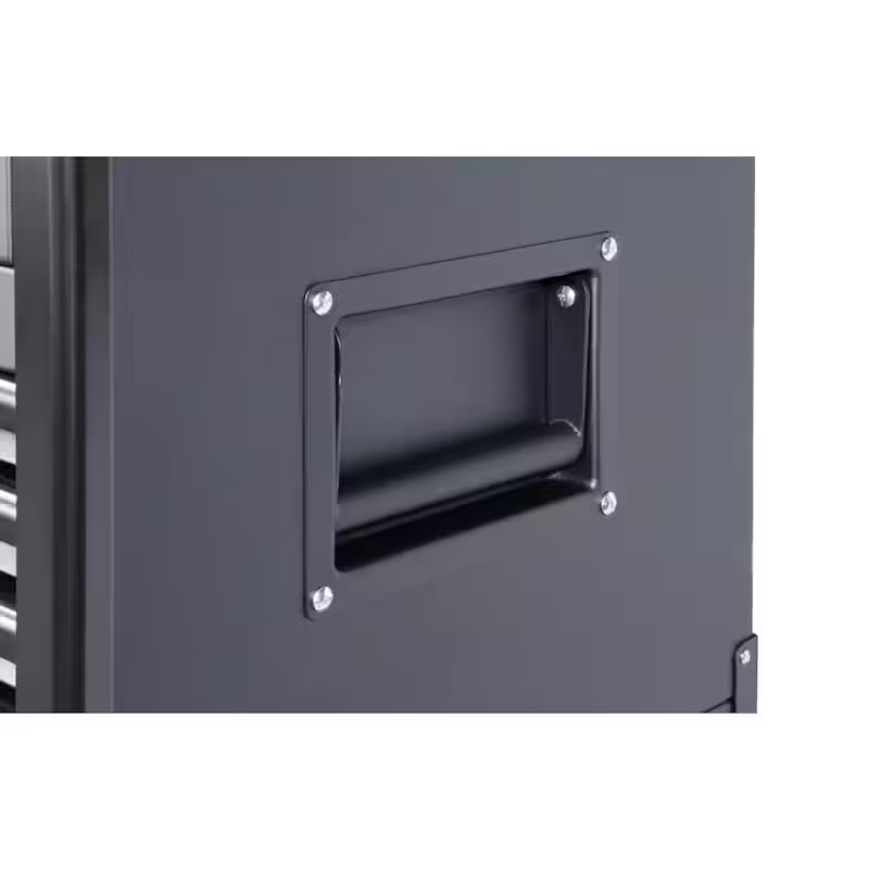 Heavy Duty 23-Drawer Rolling Tool Chest and Top Tool Cabinet Set in Matte Black R34745