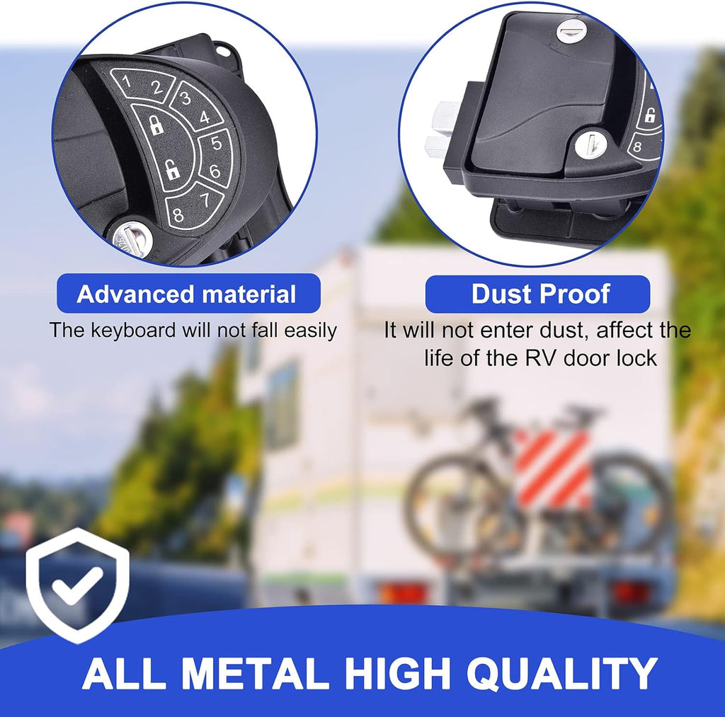 RV Keyless Entry Door Lock with Backlit Keypad E862047