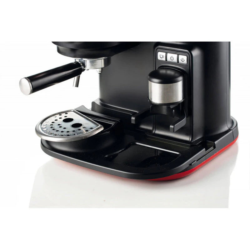 Espresso Machine with Grinder Red H156683