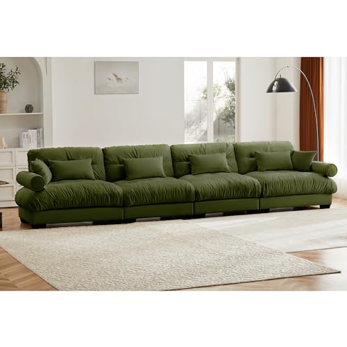 130" Modular Sectional Sofa with Movable Ottoman C54439