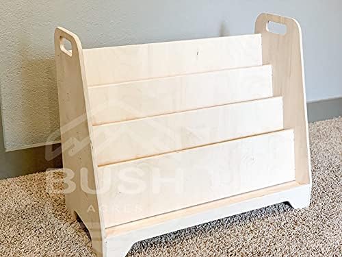 Large Montessori Wooden Bookshelf Y17468