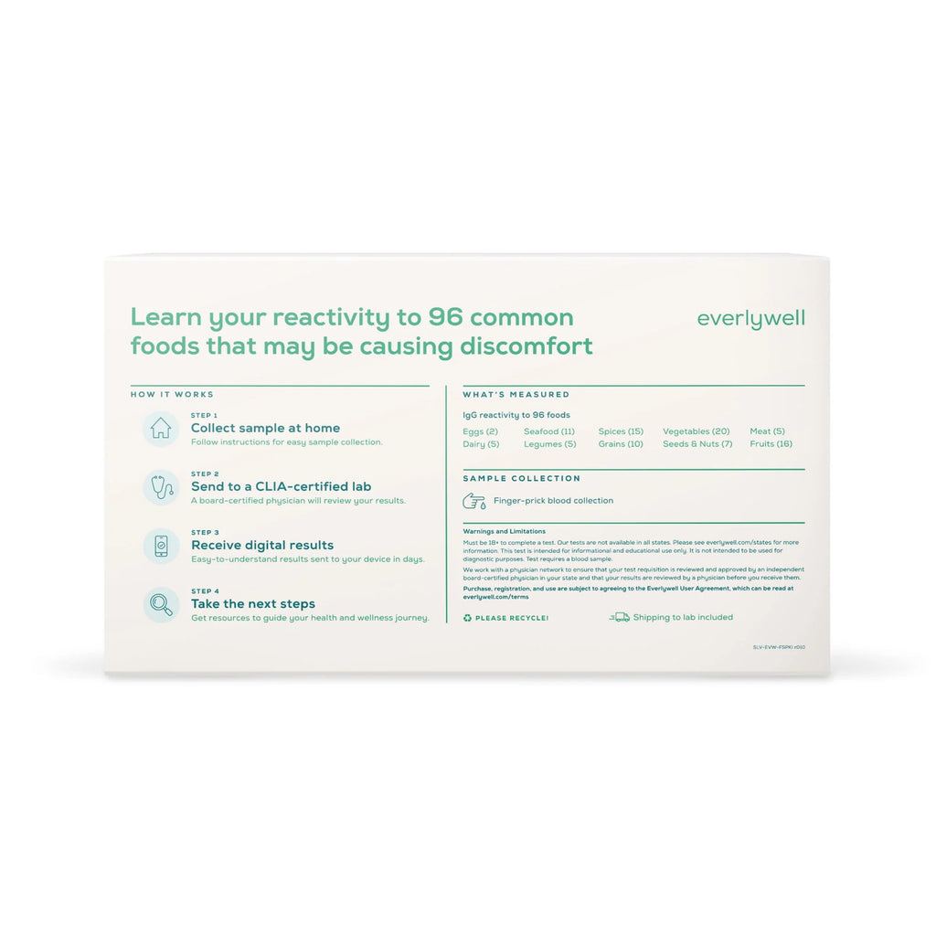 Food Sensitivity At-Home Test F52191