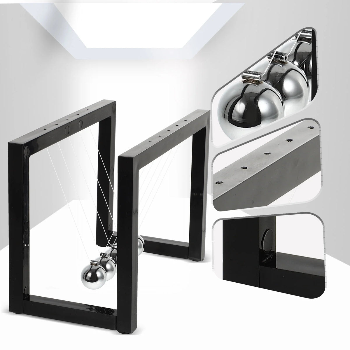 Black Swinging Balls Desk Gadget M80701
