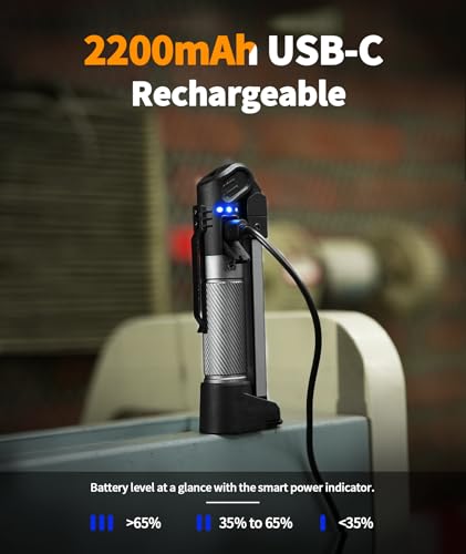 2200 mAh Rechargeable 800 Lumens Magnetic Work Light Q79033