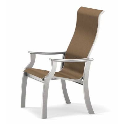 Stacking Patio Dining Armchair Textured Snow Parchment R499421