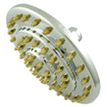 Chrome & Polished Brass Three-Tier Shower Head C6062