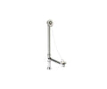 Clawfoot Bath Waste and Overflow with Brass Plug and Chain D31960