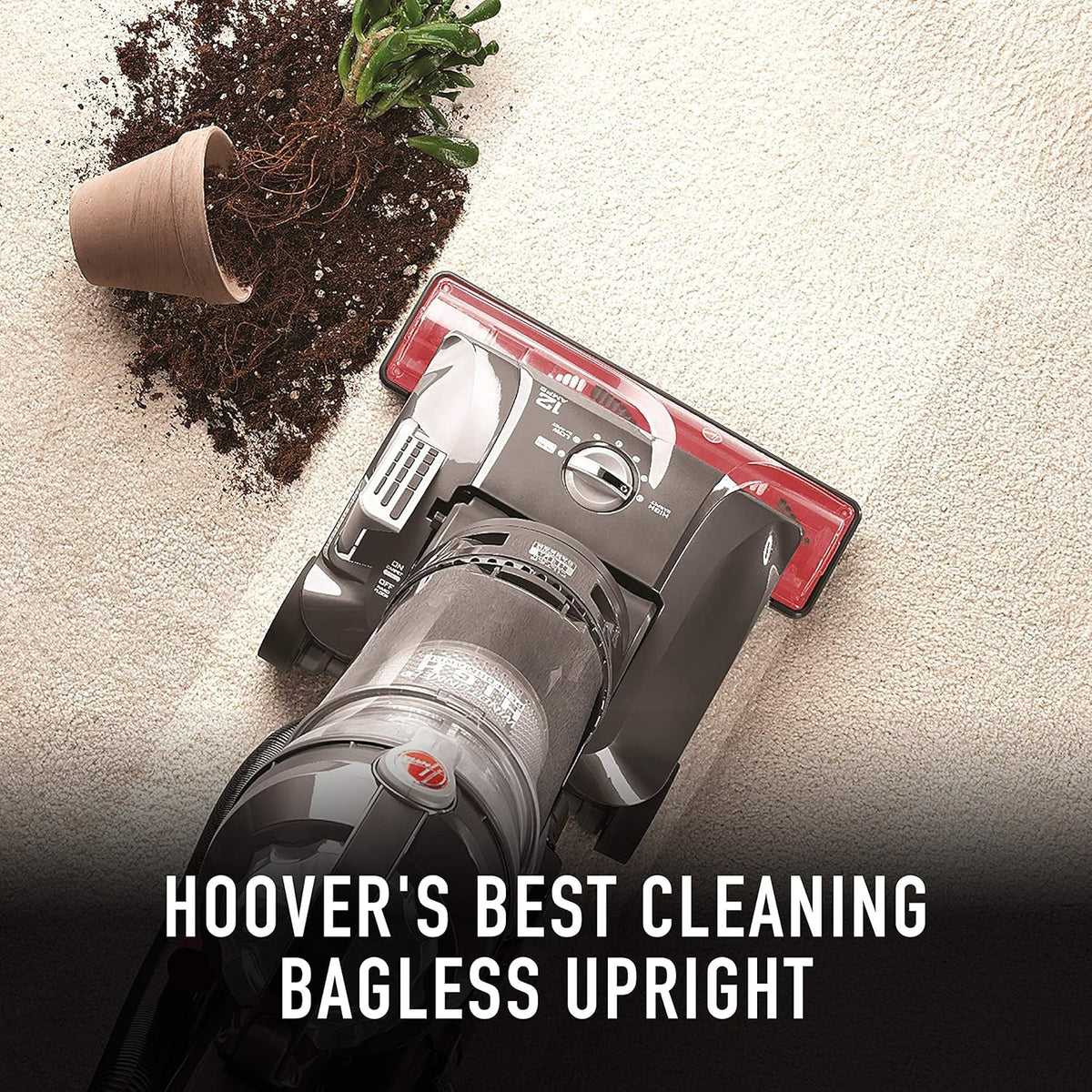 Bagless Upright Vacuum Cleaner with HEPA Media Filtration C3031