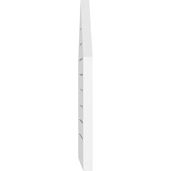 Peaked Top Surface Mount PVC Gable Vent Z535087