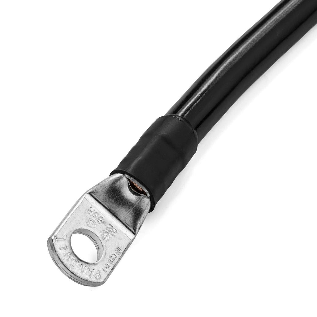Single Black 8 ft 2 AWG Battery Cable P6102