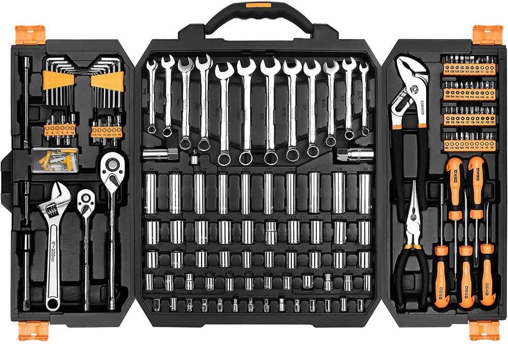 192 Piece Mechanics Tool Set with Plastic Storage Case K984