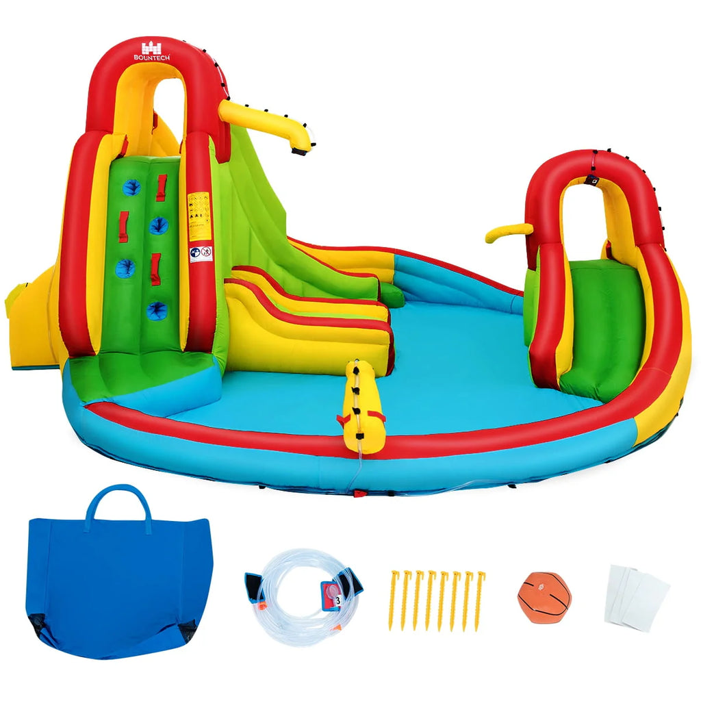 Inflatable Kids Water Slide Park with Splash Pool F480