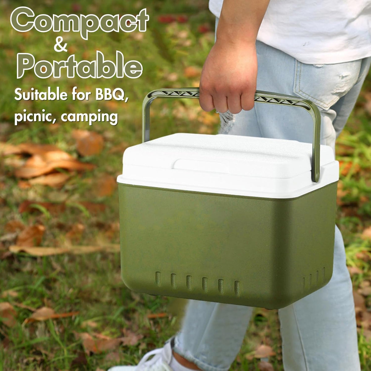 6 Quart Portable Hard Shell Insulated Cooler K900581