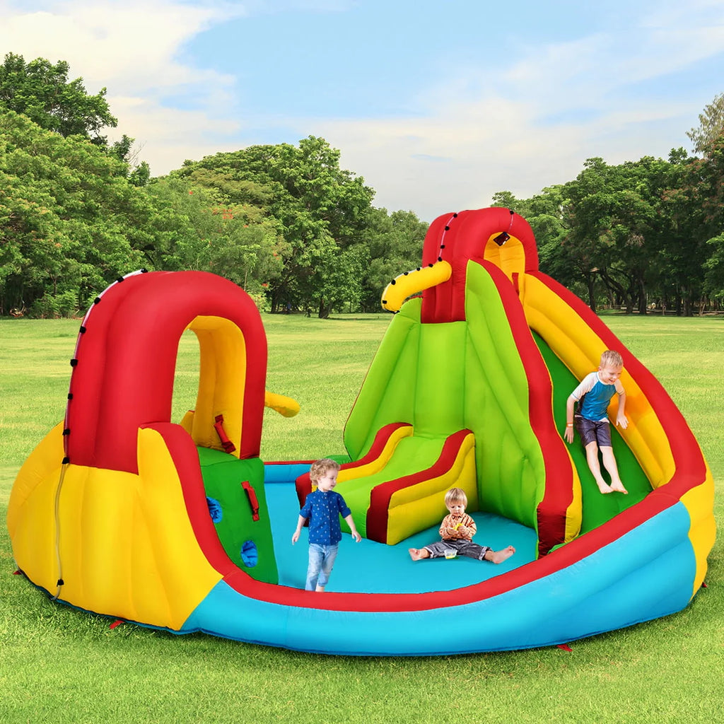Inflatable Kids Water Slide Park with Splash Pool F480