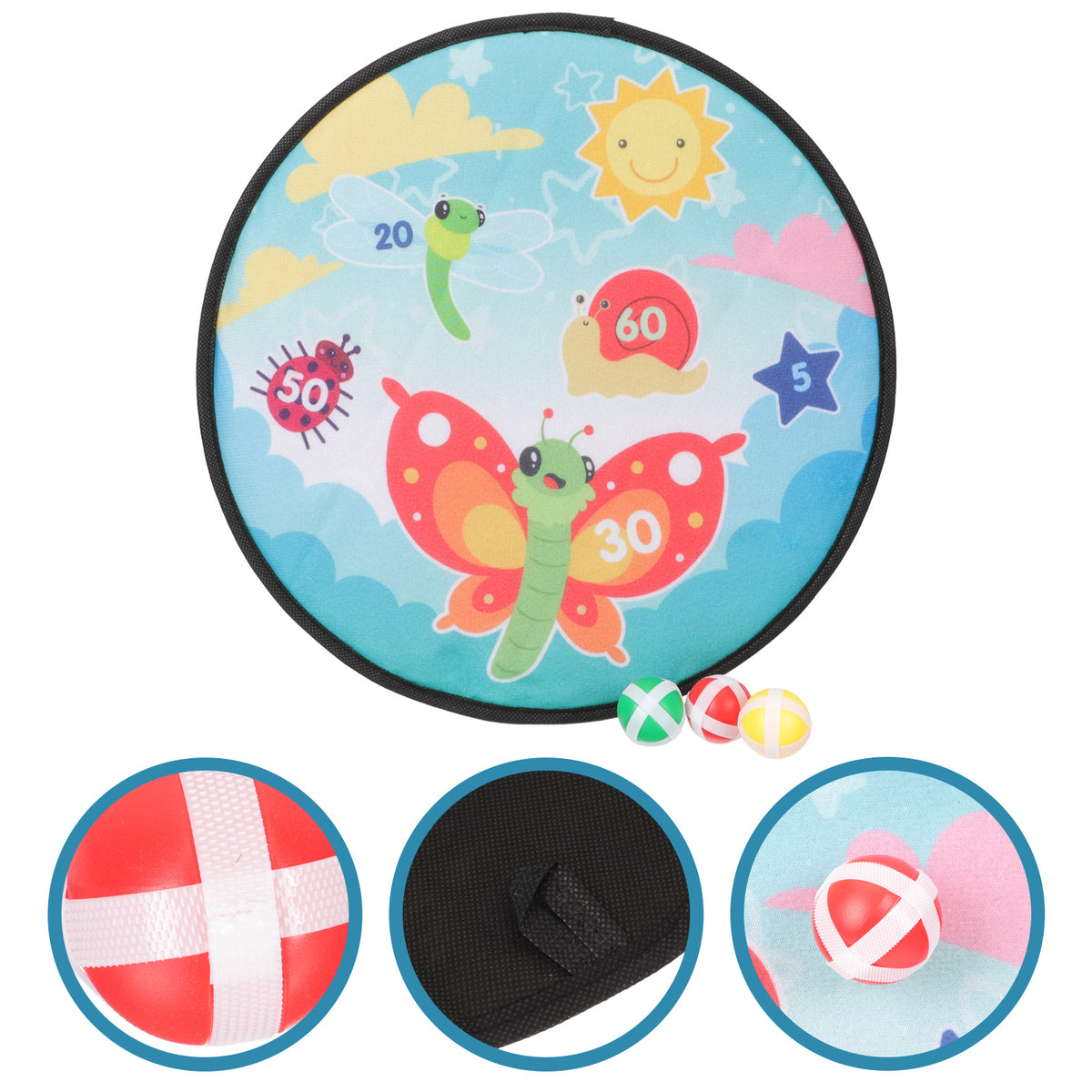 Kids Dart Board with Sticky Balls Toy B539414