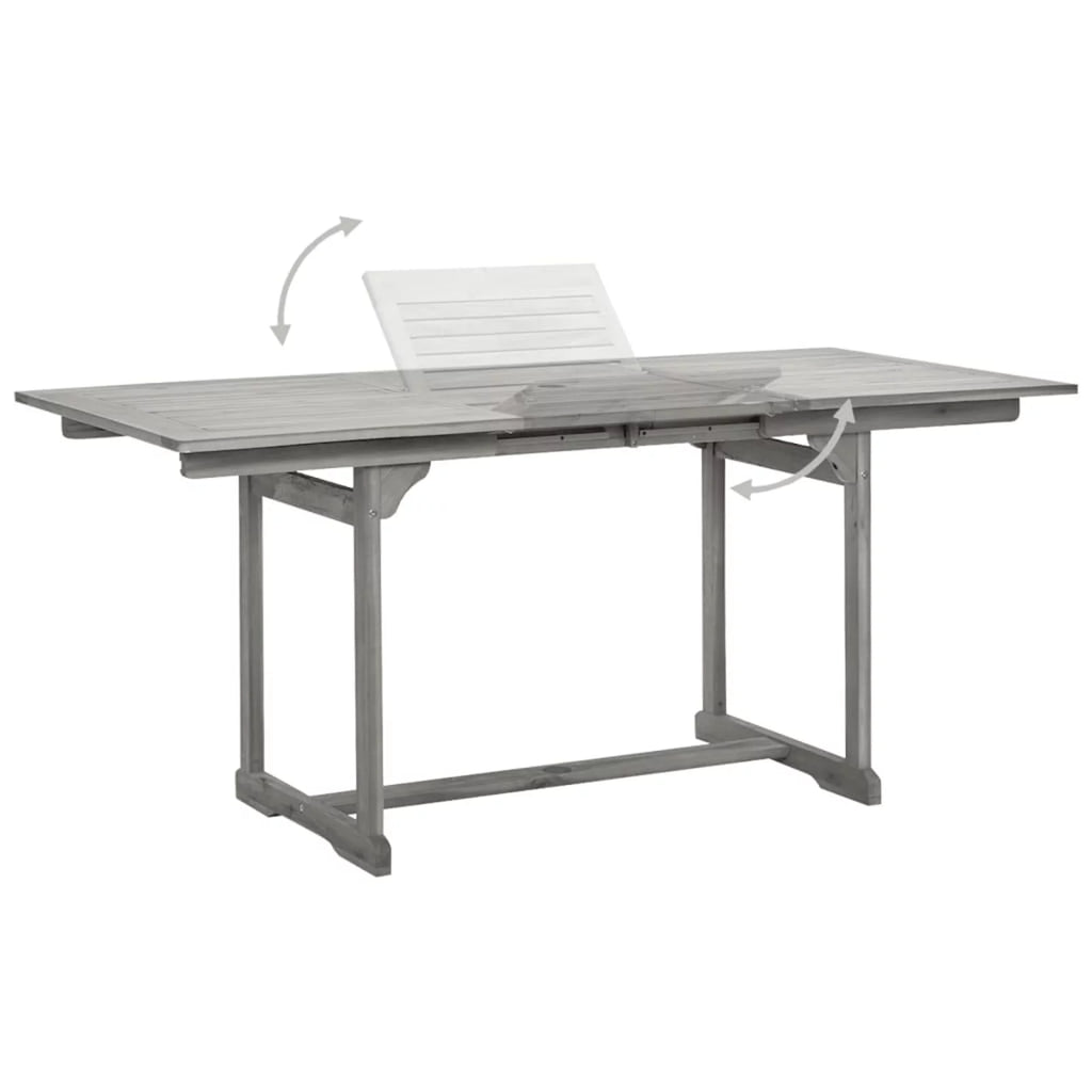 Patio Dining Table Solid Acacia Wood K364721