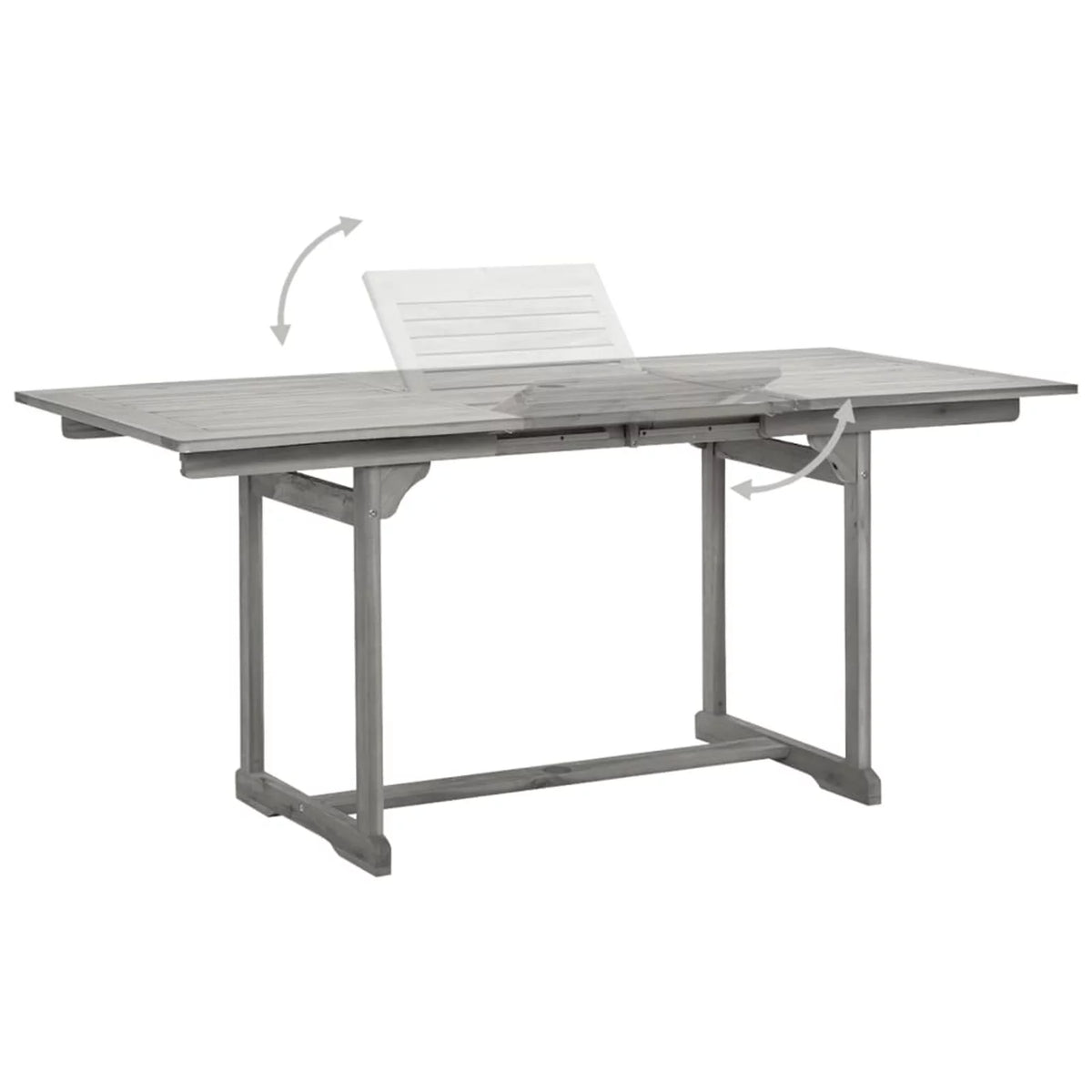 Patio Dining Table Solid Acacia Wood K364721