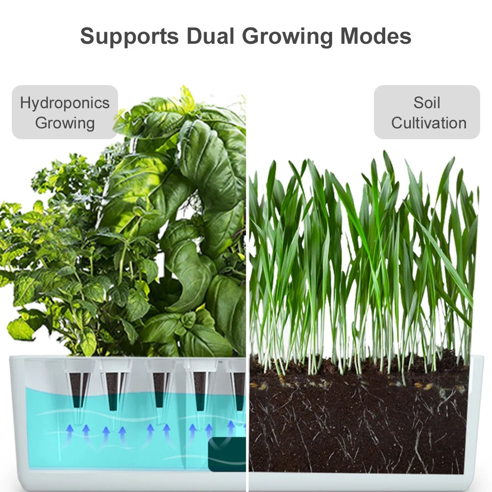 9 Pods Hydroponic Growing System with Grow Lights G5841