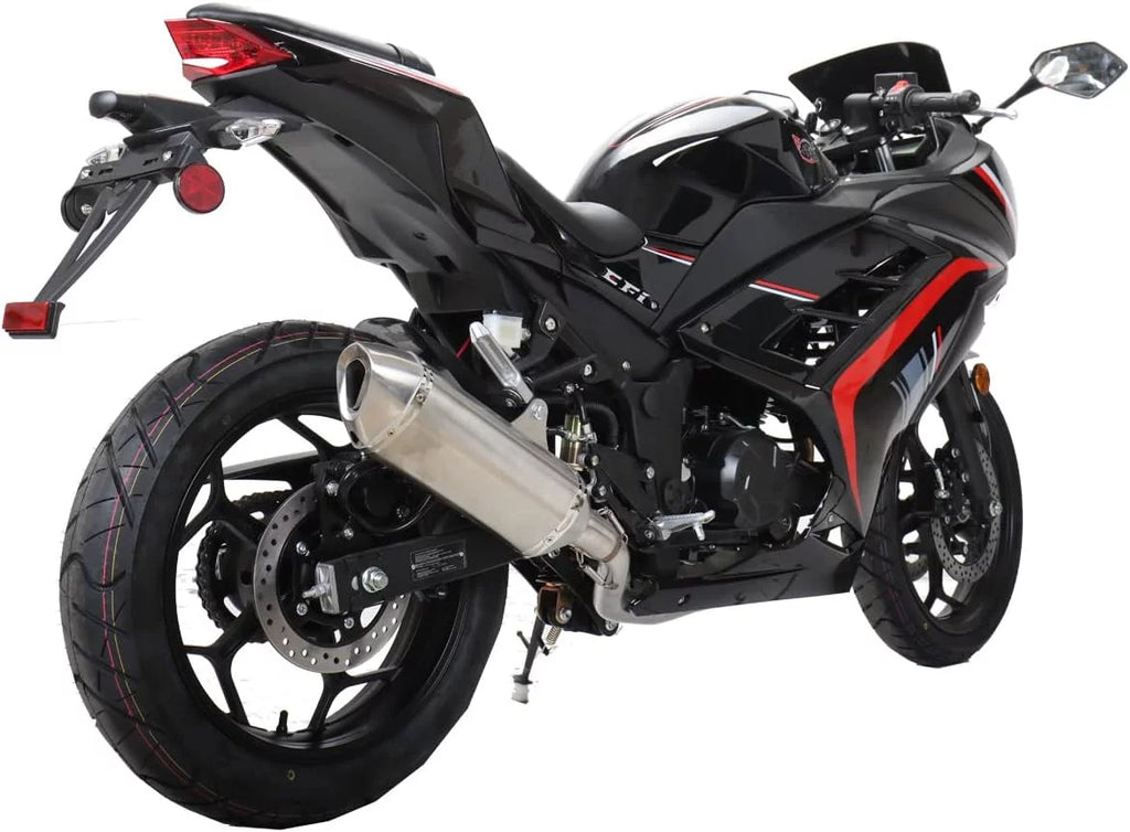 250cc Motorcycle, 6 Manual Transmission Electric Start 17" Wheels V35589