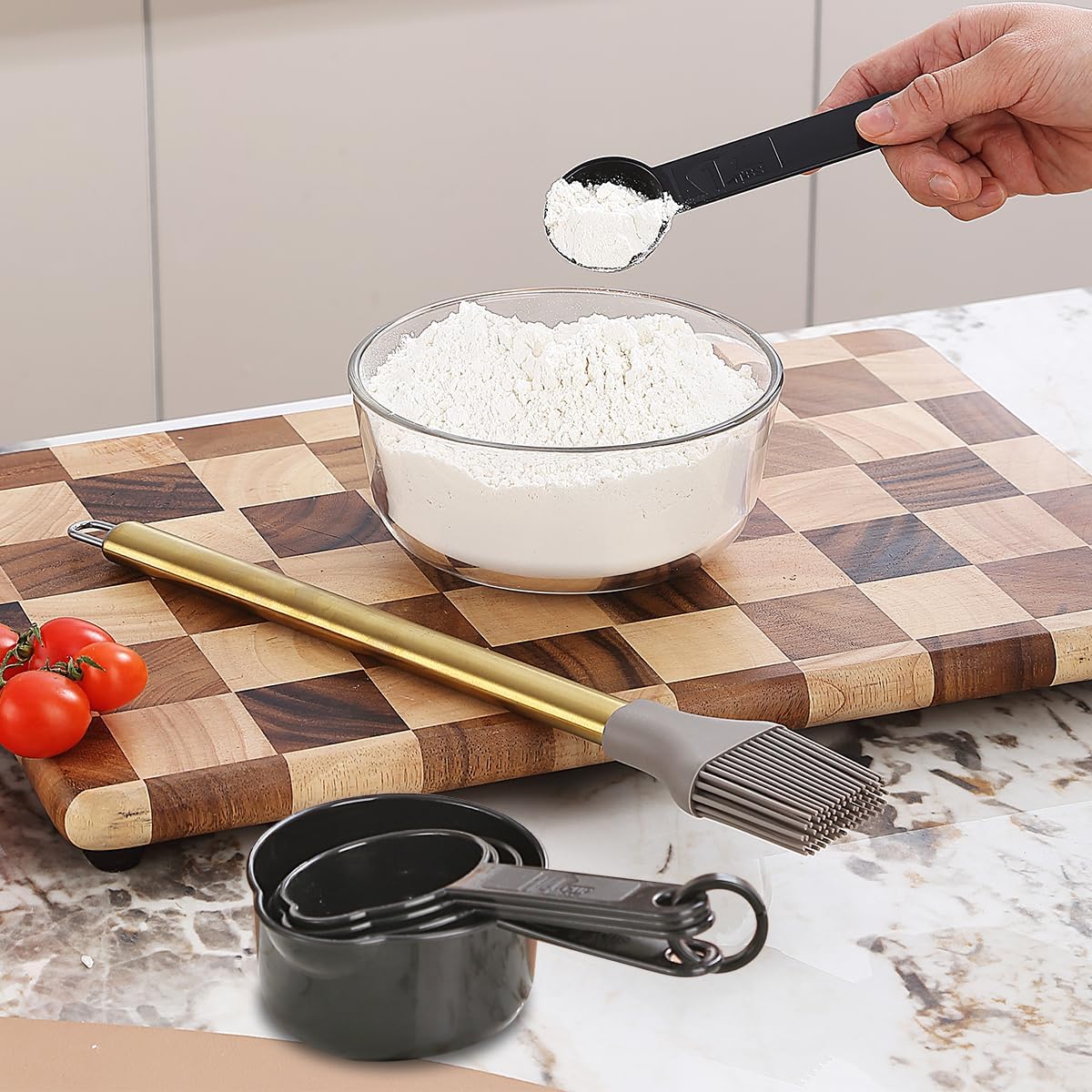 38 Piece Silicone Non-Stick Kitchen Utensils Set with Utensil Rack K709