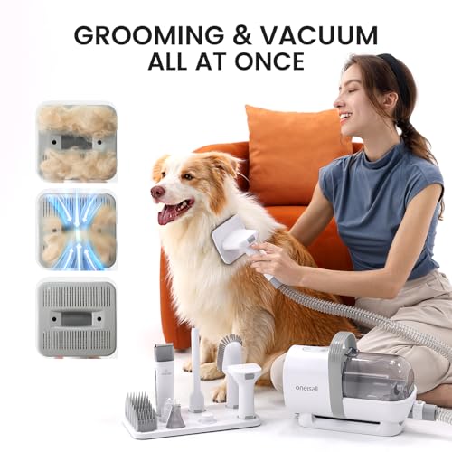 Dog Grooming Vacuum with Clipper Nail Grinder U9989