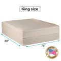 King Size Innerspring PillowTop Mattress Set with Cover Protector A180