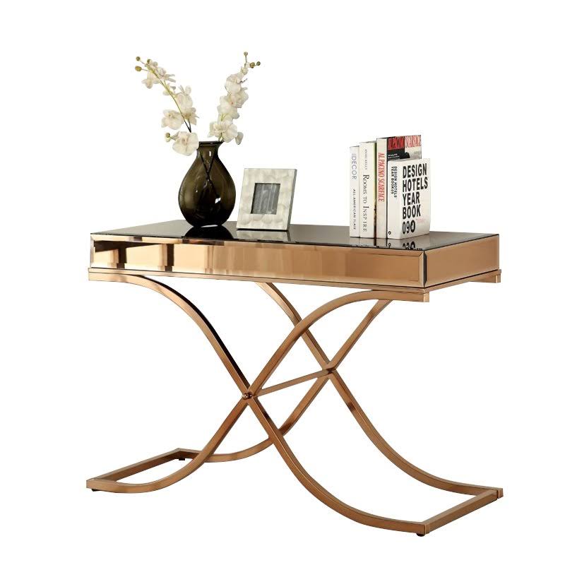 Brass Metal Console Table E332