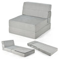 Grey Convertible Sleeper Chair I664494