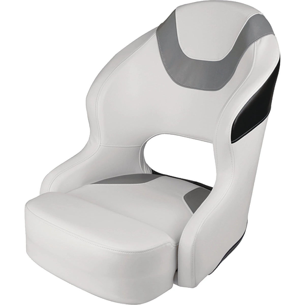 White Grey Navy Bucket Seat V330295