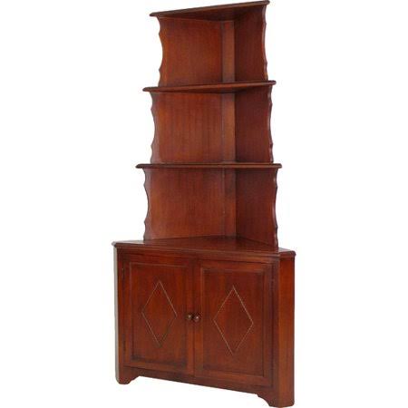 Solid Wood Corner Bookcase J11163