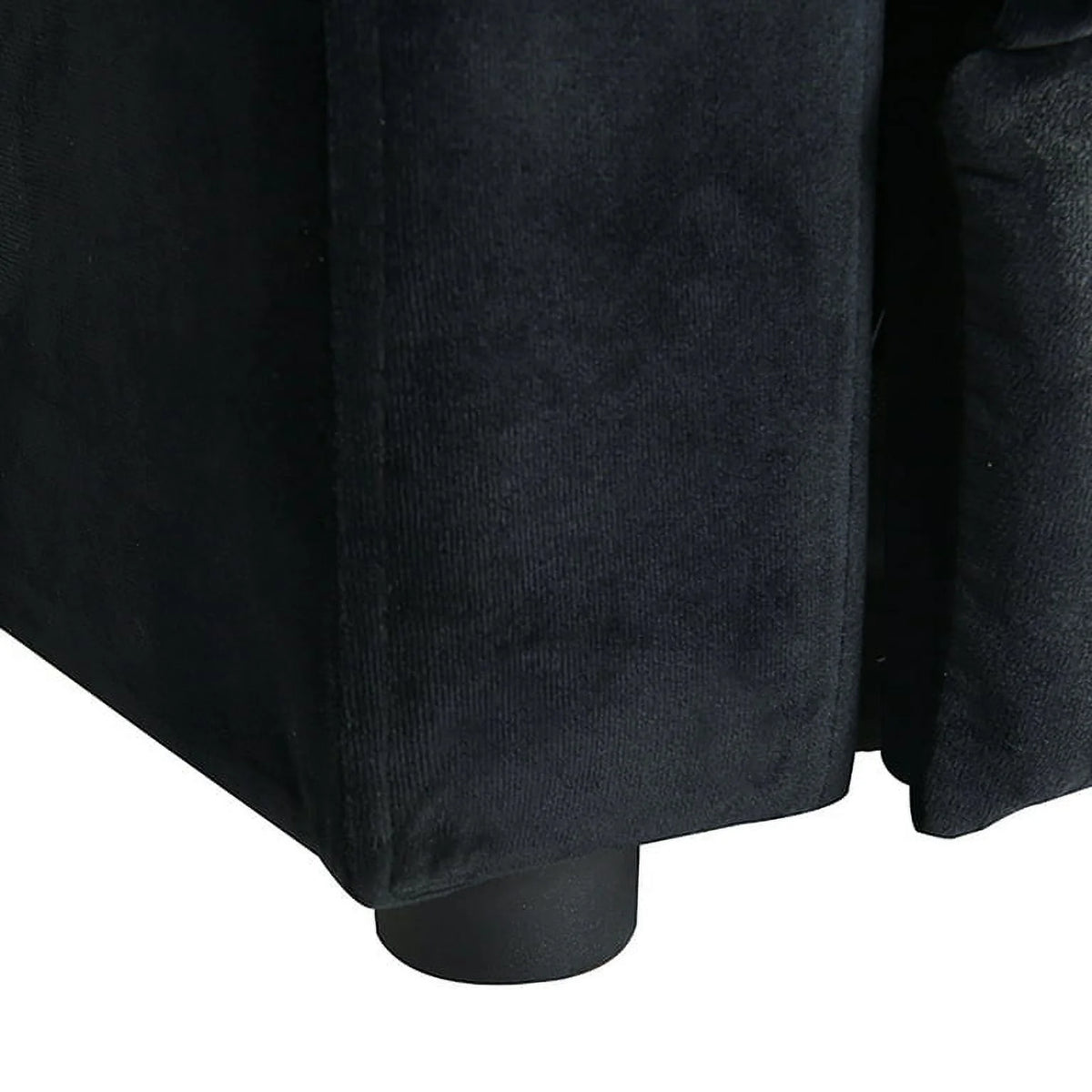 Kids Velvet Recliner Chair with Cup Holder and Footrest J3605