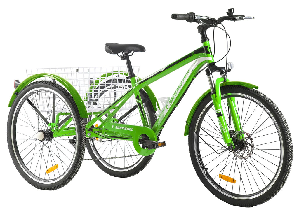 7-Speed 3 Wheeled Adult Tricycle with Cargo Basket H645271
