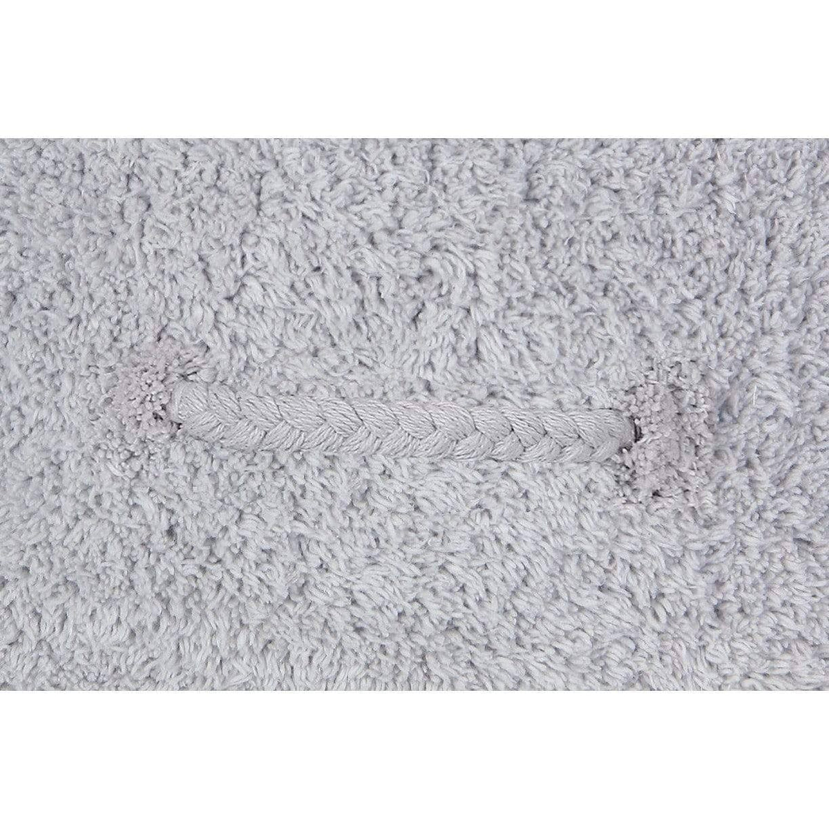 Pearl Grey Pouffe B15825