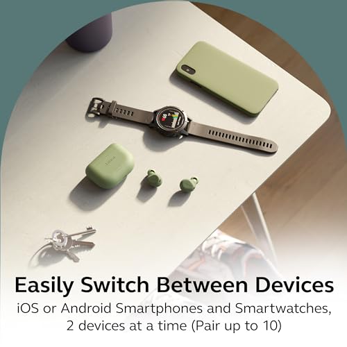 Navy Bluetooth Wireless Earbuds with Noise Cancelling L999246