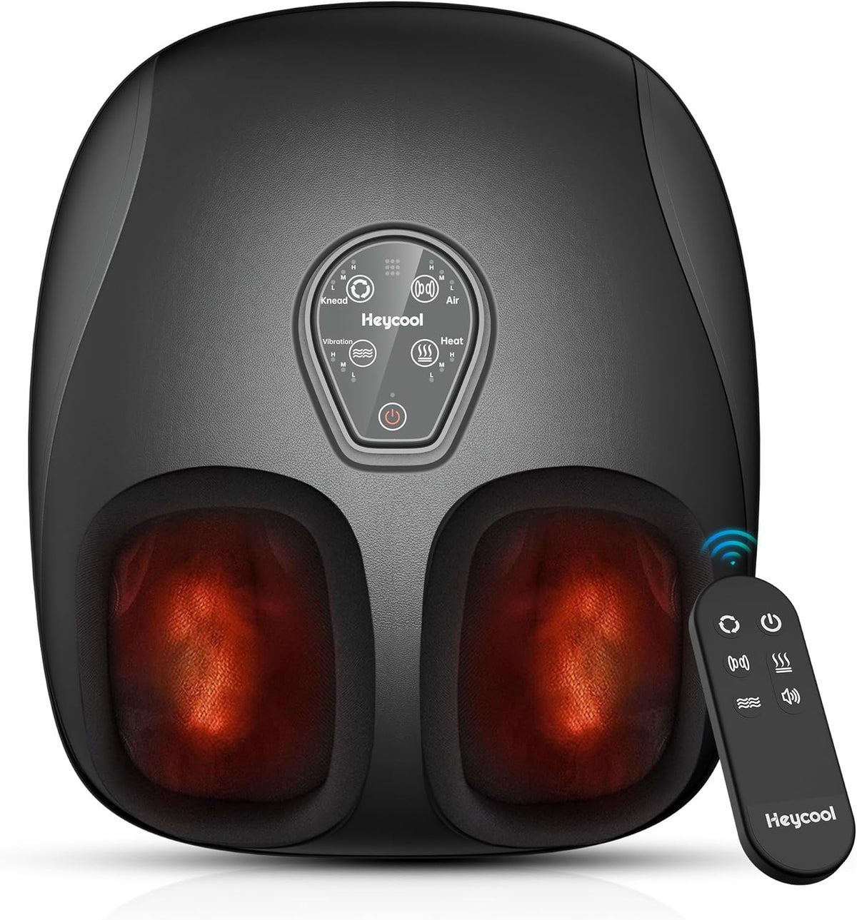 Electric Foot Massager with Heat, Deep Kneading, Compression, Vibration, Remote Control P91959